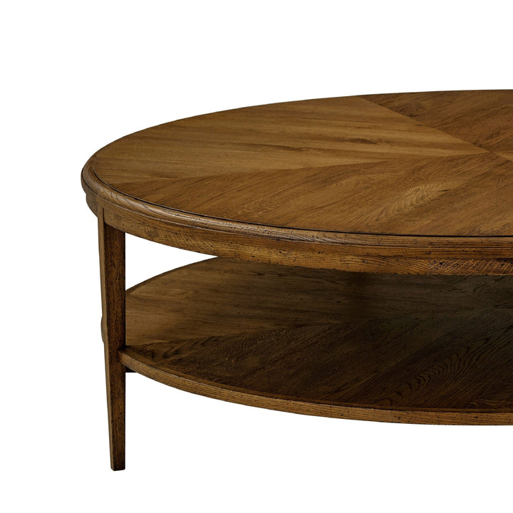 Nova Round Cocktail Table II-Theodore Alexander-STOCKR-THEO-TAS51062.C254-Coffee Tables-4-France and Son