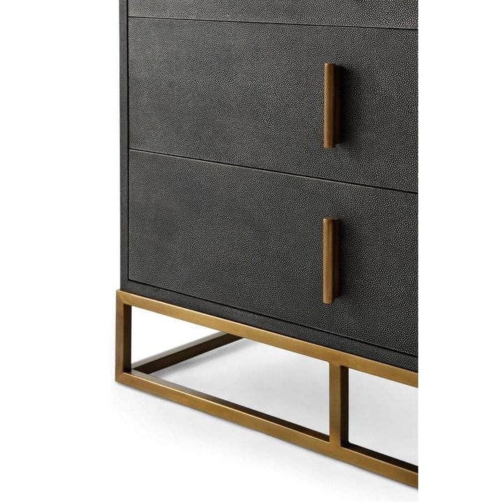 Blain Tall Boy Chest of Drawers-Theodore Alexander-THEO-TAS60013.C095-DressersOvercast-9-France and Son