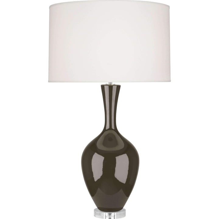 Audrey Table Lamp-Robert Abbey Fine Lighting-ABBEY-TE980-Table LampsBrown Tea-6-France and Son