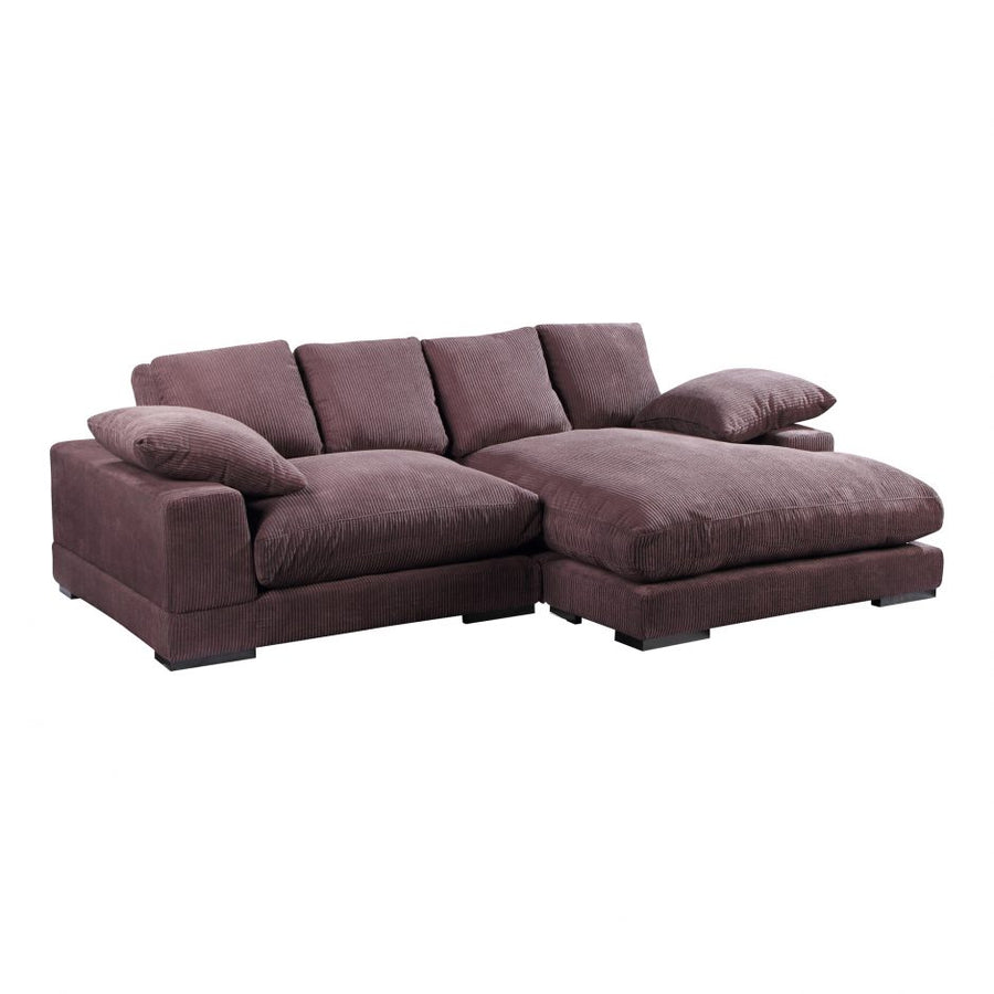 Plunge Sectional Dark Brown-Moes-MOE-TN-1004-20-Sofas-1-France and Son