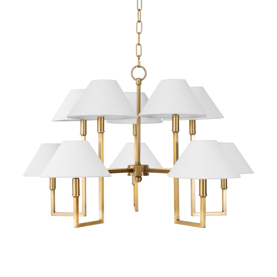 Townsend 10 Light Arm Chandelier-Worlds Away-WORLD-TOWNSEND ABR-Chandeliers-1-France and Son