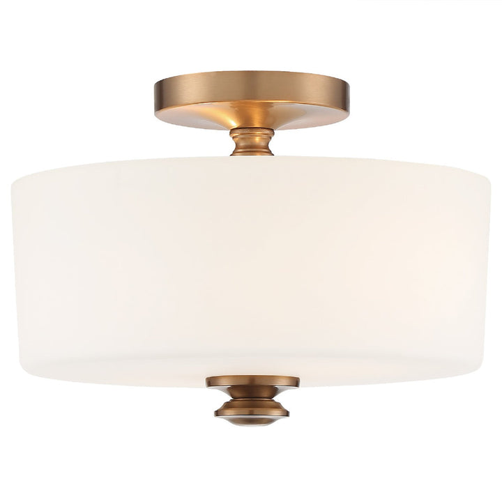 Travis 2 Light Ceiling Mount-Crystorama Lighting Company-CRYSTO-TRA-A3302-VG-PendantsVibrant Gold-3-France and Son