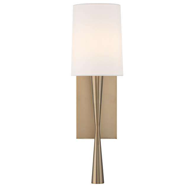 Trenton 1 Light Forged Sconce-Crystorama Lighting Company-CRYSTO-TRE-221-AG-Wall LightingGold-2-France and Son