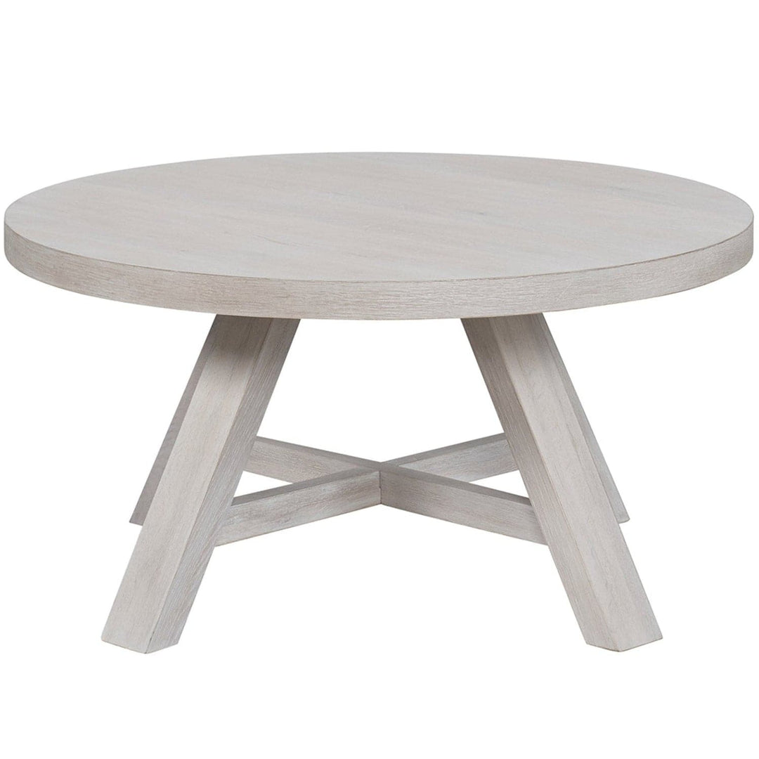 Modern Farm House Round Cocktail Table-Universal Furniture-UNIV-U011818-Coffee TablesButtermilk-1-France and Son