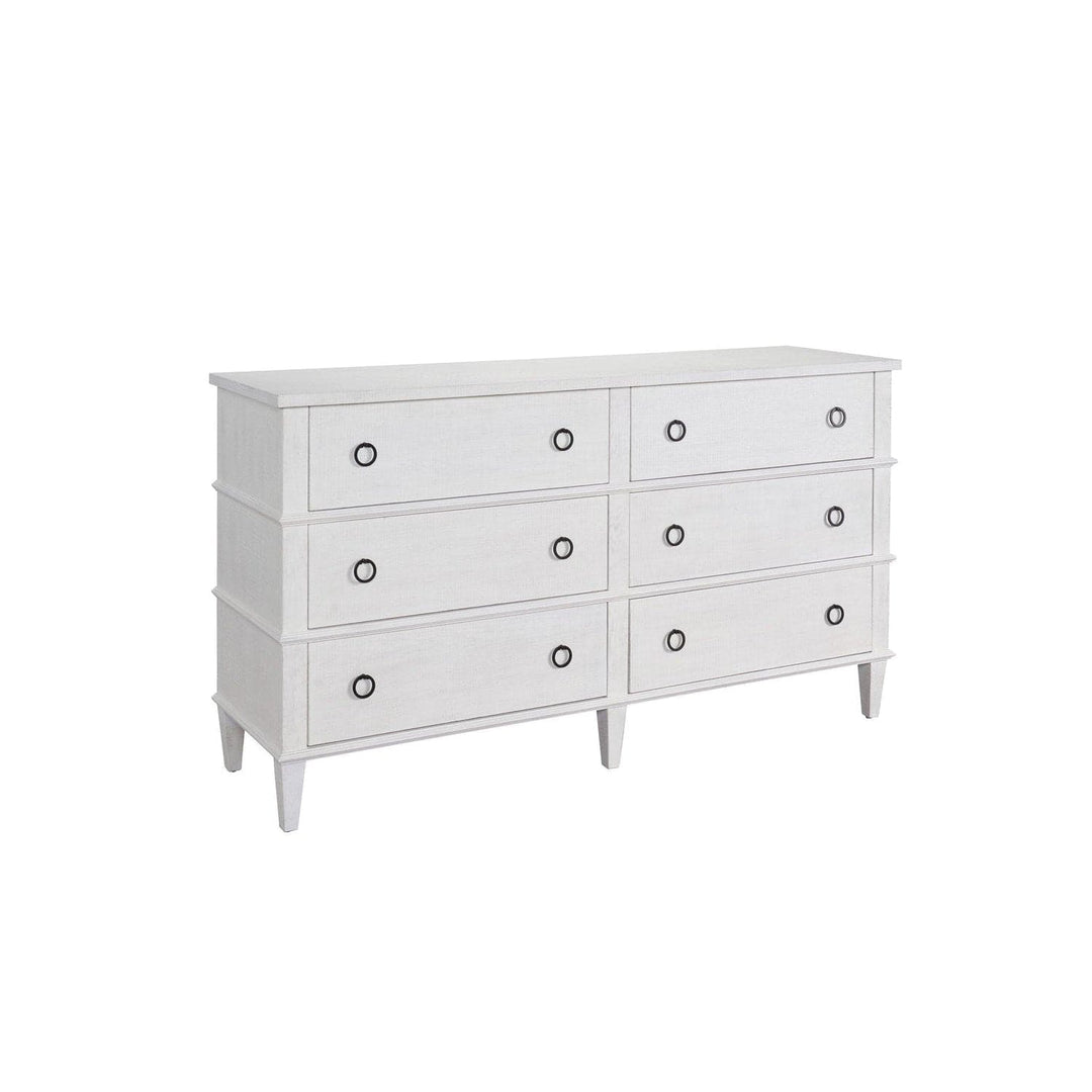 Modern Farmhouse Six Drawer Dresser-Universal Furniture-UNIV-U011A040-DressersWhite-3-France and Son