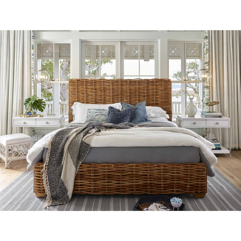 Elliot Key Woven Bed-Universal Furniture-UNIV-U033E320B-BedsKing-2-France and Son