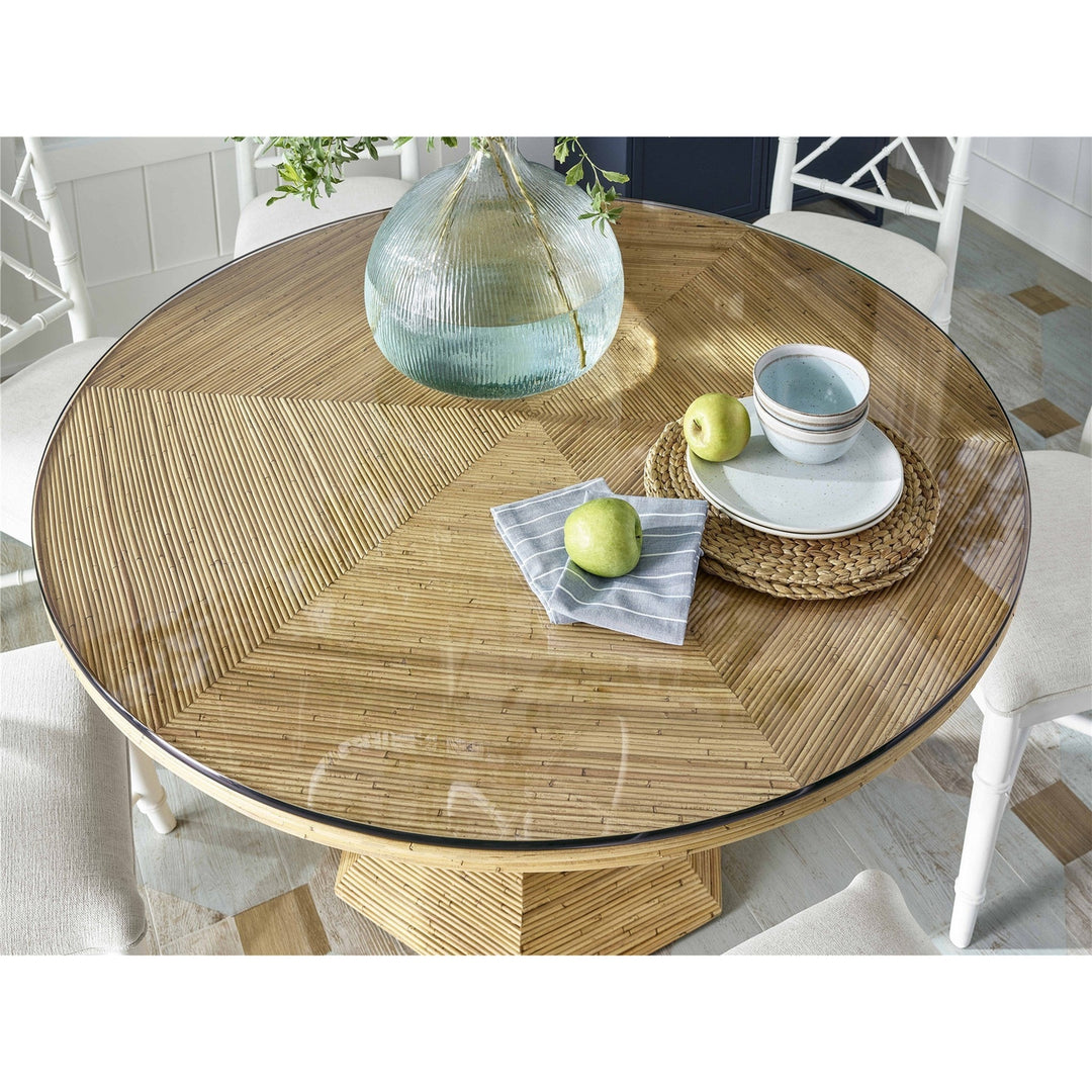 Getaway Nantucket Round Dining Table w/Glass Top-Universal Furniture-UNIV-U033E654-Dining Tables-4-France and Son