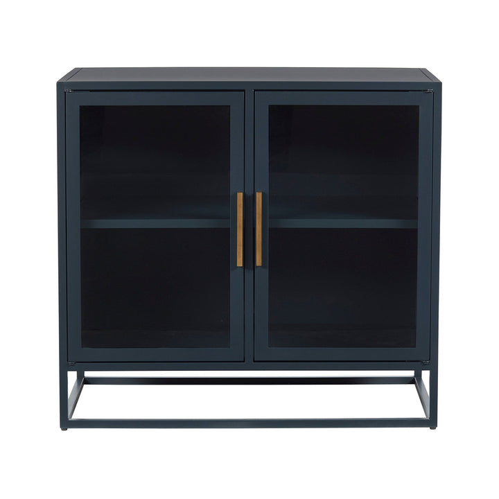 Getaway Santorini Short Metal Kitchen Cabinet-Universal Furniture-UNIV-U033C674-Bookcases & Cabinets-3-France and Son
