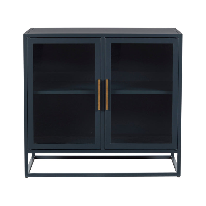 Getaway Santorini Short Metal Kitchen Cabinet-Universal Furniture-UNIV-U033C674-Bookcases & Cabinets-3-France and Son