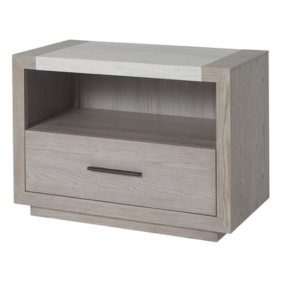Siltstone Gray One Drawer Nightstand-Universal Furniture-UNIV-U042355-Nightstands-1-France and Son