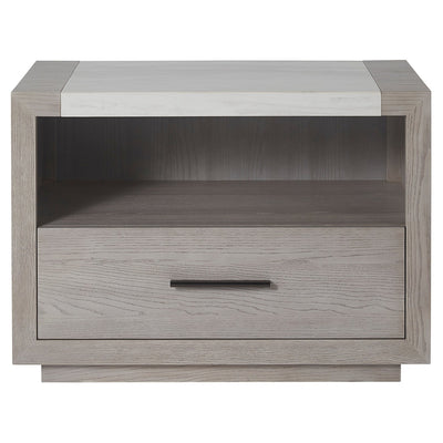 Siltstone Gray One Drawer Nightstand-Universal Furniture-UNIV-U042355-Nightstands-4-France and Son