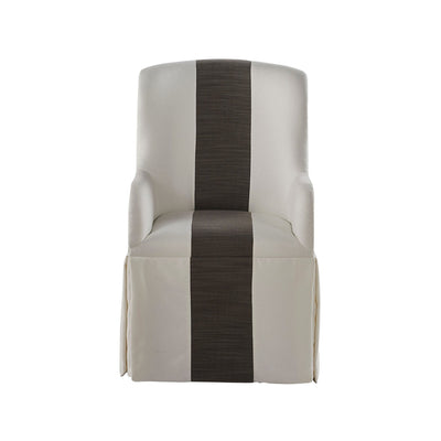 Slip Cover Caster Arm Chair-Universal Furniture-UNIV-U042729-Dining Chairs-1-France and Son