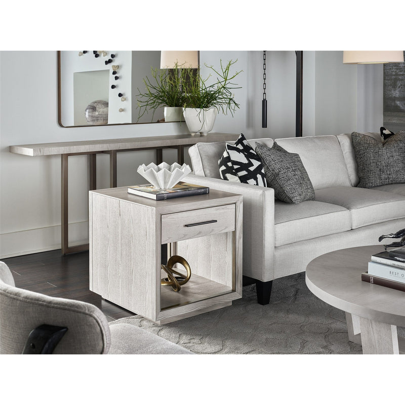 Siltstone Gray End Table-Universal Furniture-UNIV-U042802-Side Tables-2-France and Son