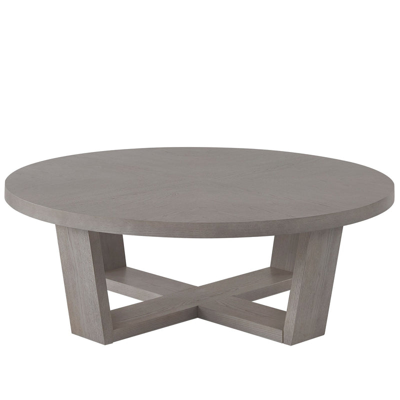 Siltstone Gray Round Cocktail Table-Universal Furniture-UNIV-U042818-Coffee Tables-1-France and Son