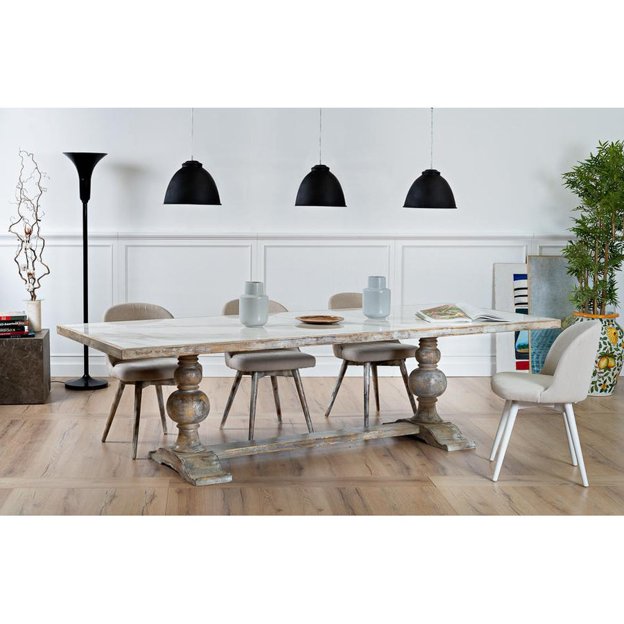 Small Dining Table, As Shown-SARREID-SARREID-U130-AS06-Dining Tables-1-France and Son