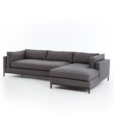 Grammercy Sectional-Four Hands-FH-UATR-001A-008-Sectionals2 PC Right Chaise-Bennett Charcoal-9-France and Son