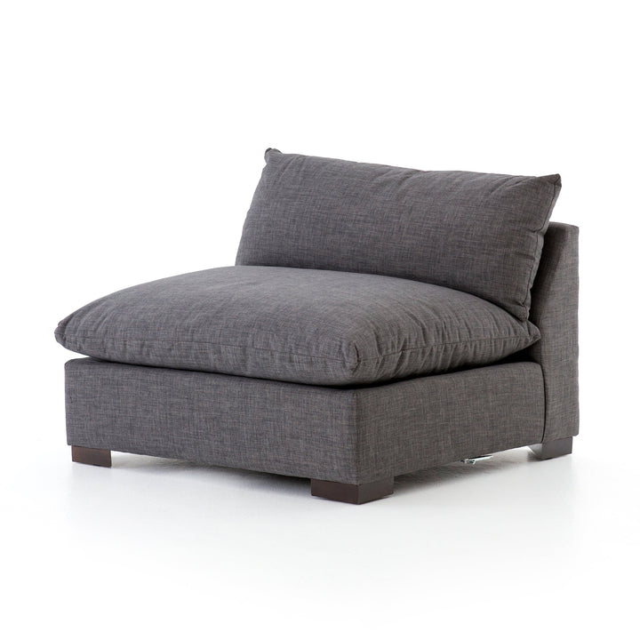 Westwood Sectional Pieces-Four Hands-FH-UATR-037-008-SectionalsArmless Piece-Bennett Charcoal-3-France and Son