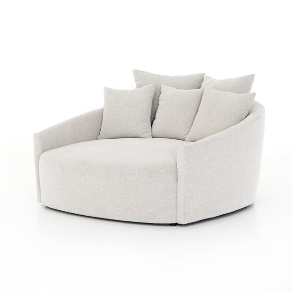Chloe Media Lounger-Four Hands-FH-UATR-058-847P-Lounge ChairsDelta Bisque-1-France and Son