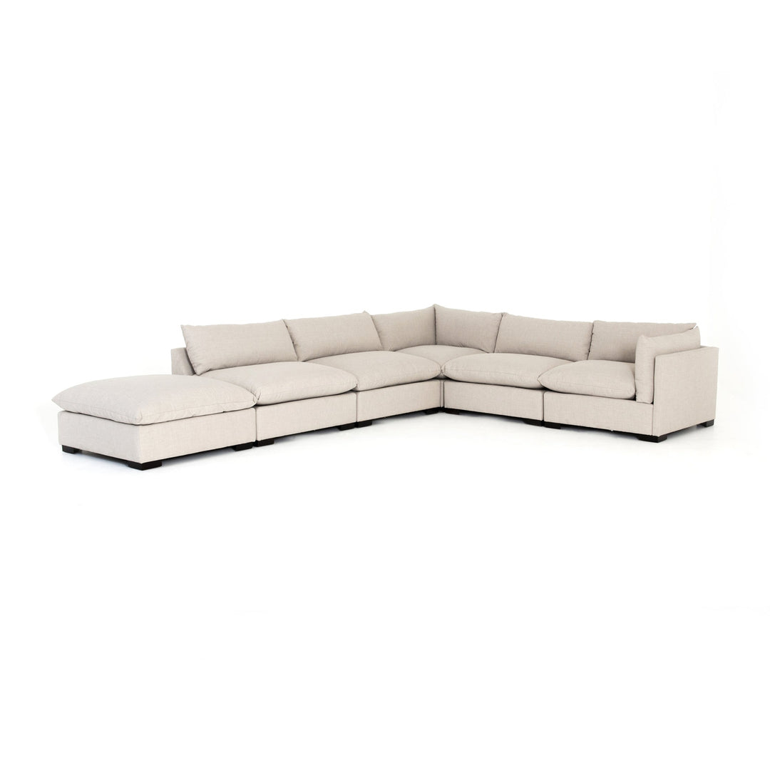 Westwood Sectional with Ottoman-Four Hands-FH-UATR-S06-925-Sectionals5-Pc Sectional-Bennett Moon-13-France and Son