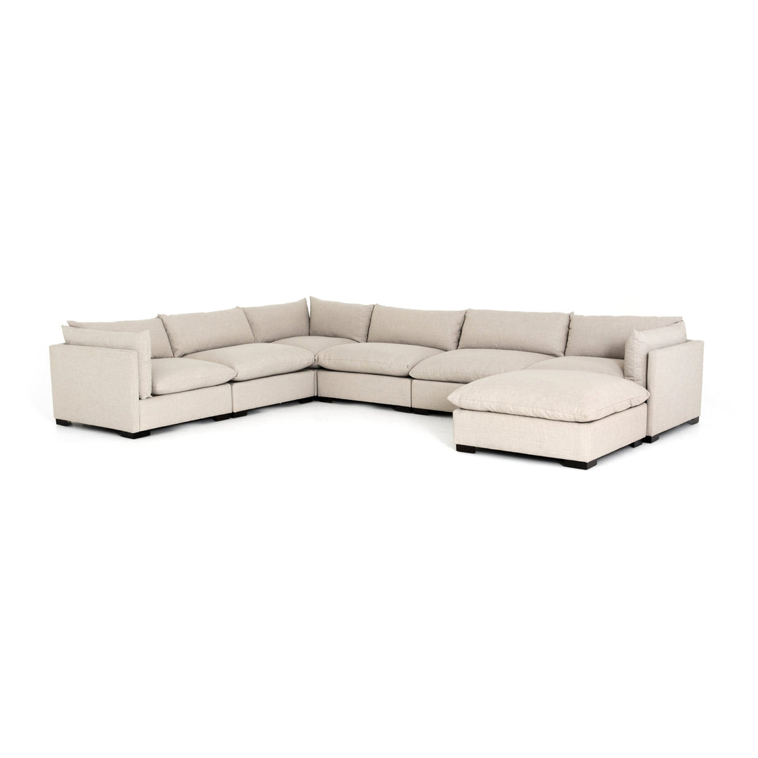 Westwood Sectional with Ottoman-Four Hands-FH-UATR-S08-925-Sectionals6-Pc Sectional-Bennett Moon-16-France and Son