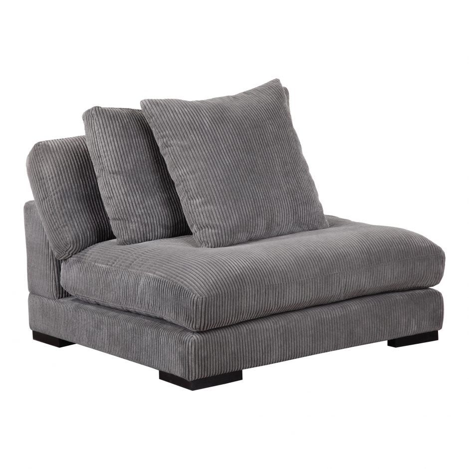 Tumble Modular Sectional Parts-Moes-MOE-UB-1008-25-SectionalsDark Grey-Armless Slipper-3-France and Son