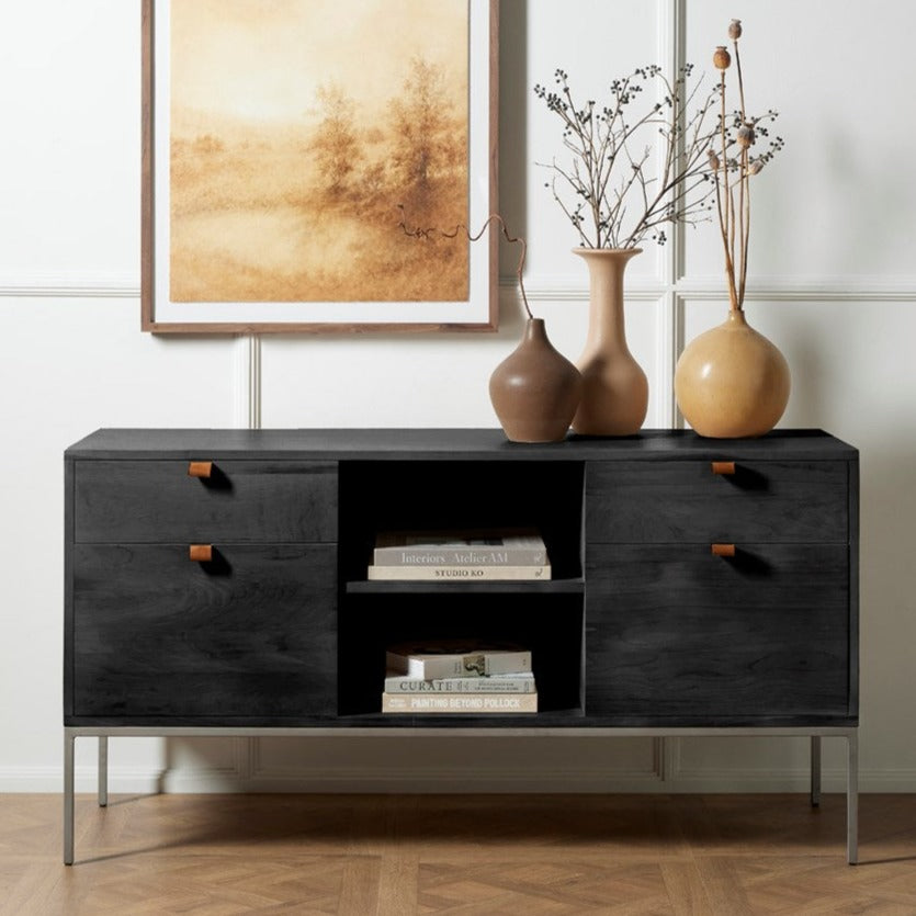 Trey Modular Filing Credenza-Four Hands-FH-UFUL-035-Sideboards & CredenzasAuburn-6-France and Son