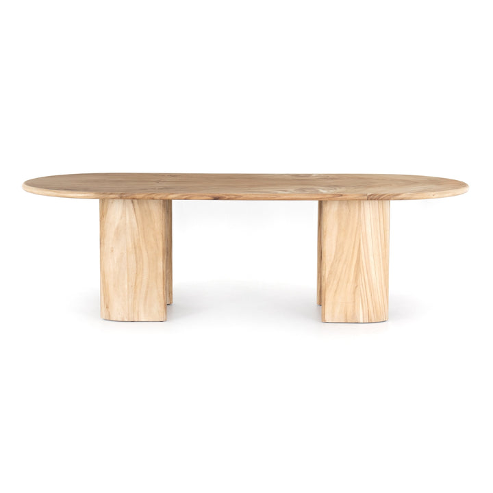 Lunas Oval Dining Table-Four Hands-FH-UWES-247-Dining TablesGold Guanacaste-4-France and Son