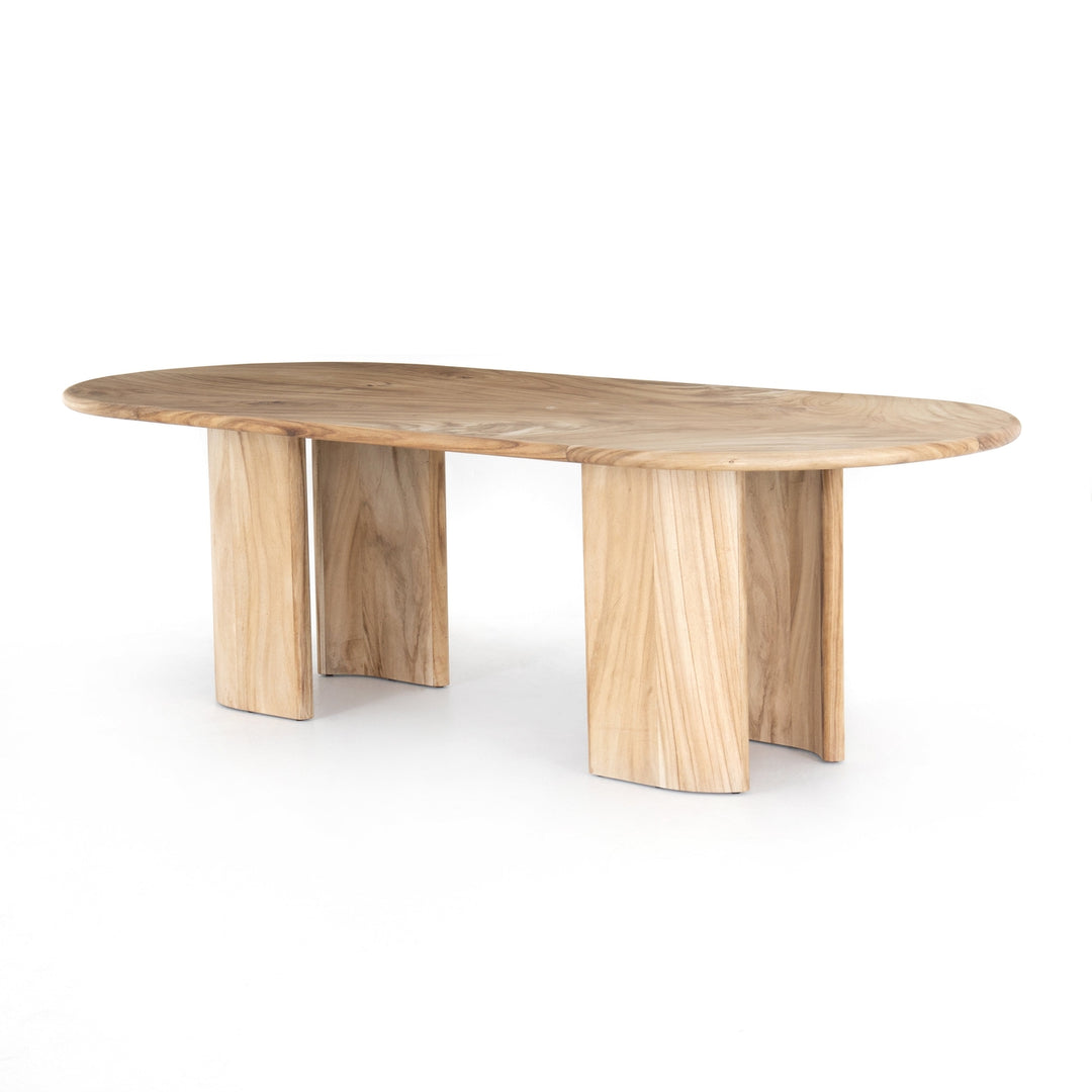 Lunas Oval Dining Table-Four Hands-FH-UWES-247-Dining TablesGold Guanacaste-1-France and Son