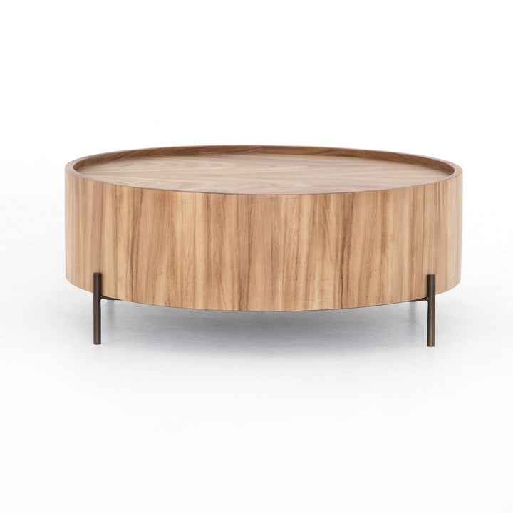 Lunas Drum Coffee Table-Four Hands-FH-UWES-255-Coffee Tables-3-France and Son