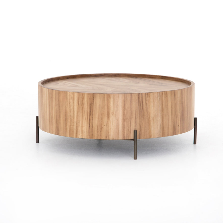 Lunas Drum Coffee Table-Four Hands-FH-UWES-255-Coffee Tables-1-France and Son