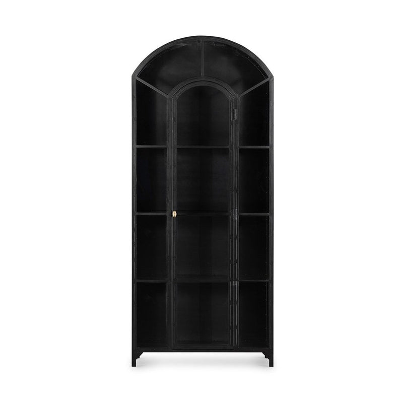 Belmont Metal Cabinet-Four Hands-FH-VBEL-F030-Bookcases & CabinetsBlack-5-France and Son