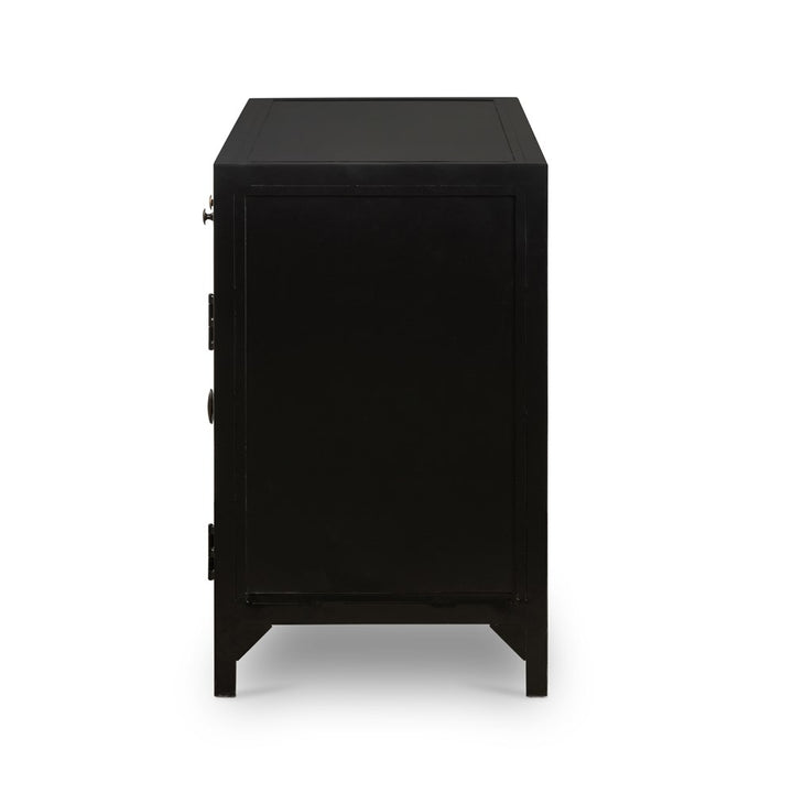 Shadow Box Media Console-Four Hands-FH-VBEL-F037-Media Storage / TV StandsBlack-7-France and Son