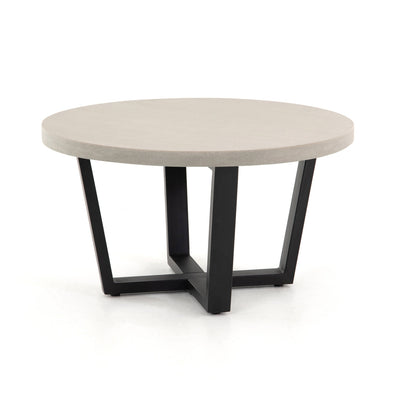 Cyrus Round Coffee Table-Four Hands-FH-VCNS-127-Outdoor Coffee TablesGrey-1-France and Son
