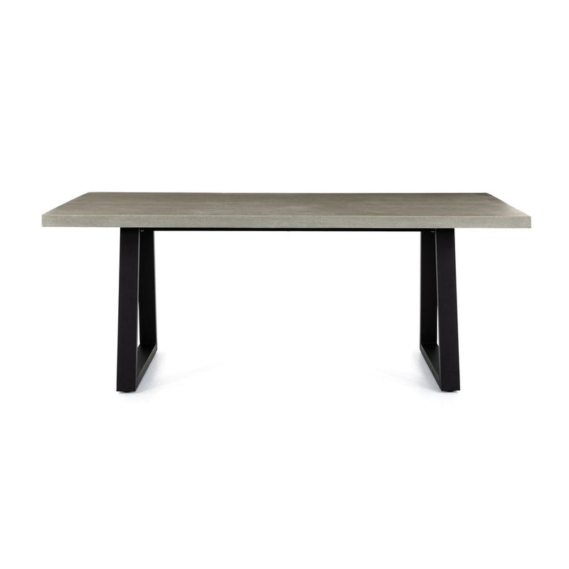Cyrus Outdoor Dining Table-Four Hands-FH-VCNS-F004A-Dining TablesLight Grey-3-France and Son