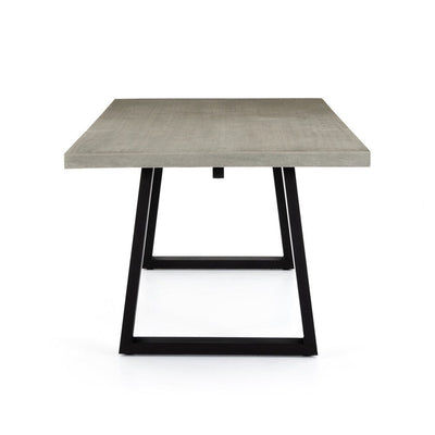 Cyrus Outdoor Dining Table-Four Hands-FH-VCNS-F004A-Dining TablesLight Grey-4-France and Son