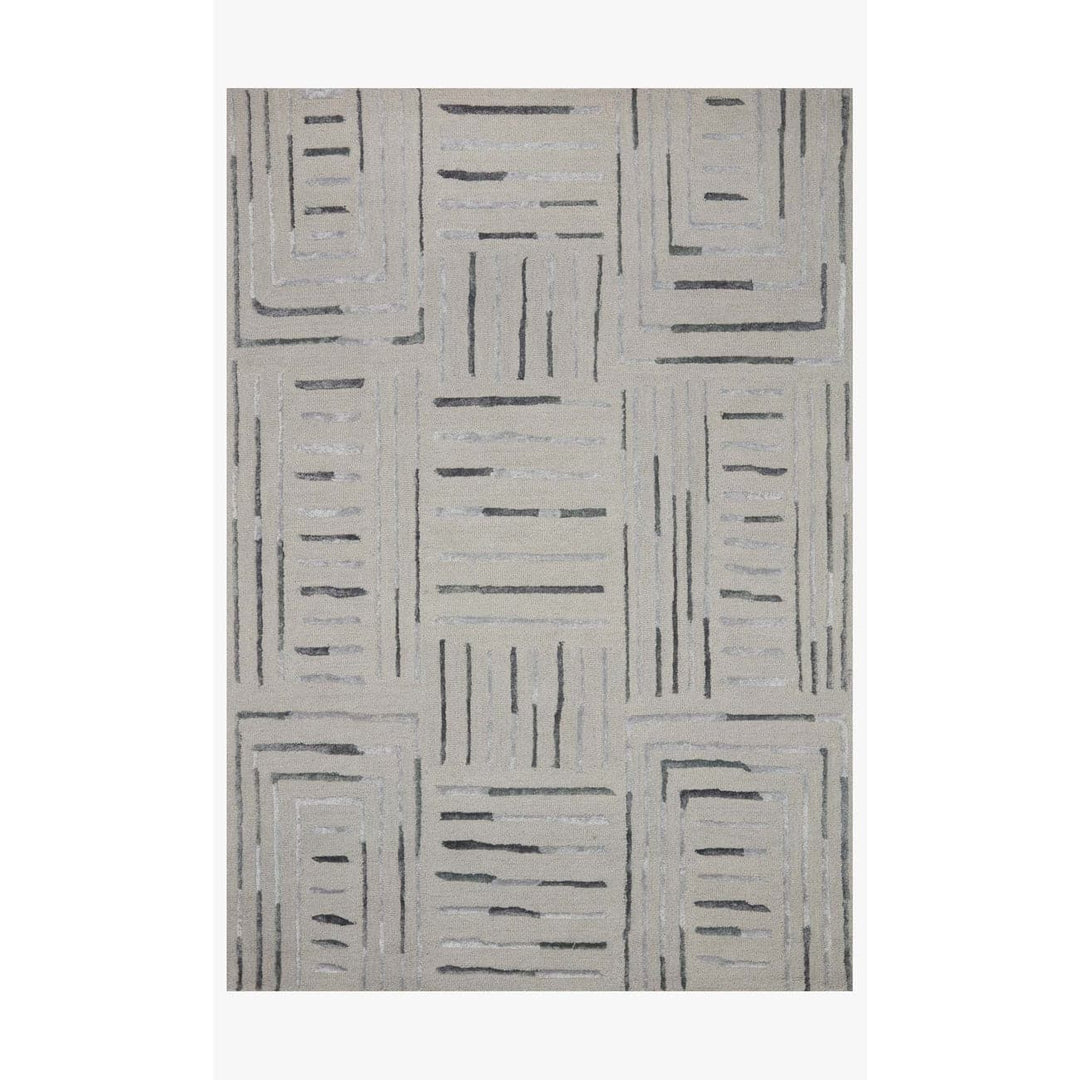 Verve VER-02 Silver / Slate Area Rug-Loloi-LOLOI-VERVVER-02SISL2339-Rugs2'-3" x 3'-9"-1-France and Son