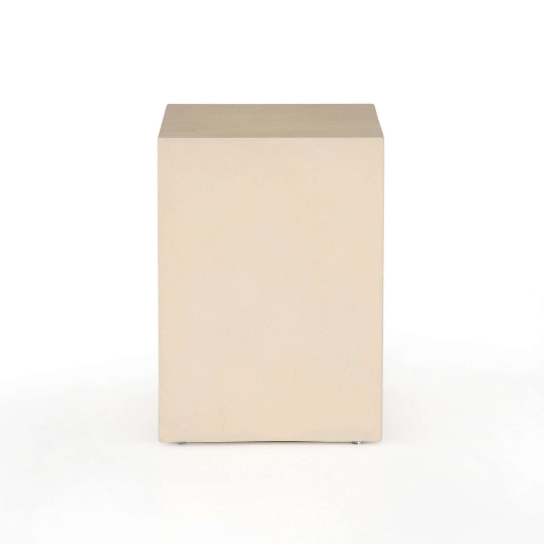 Hugo End Table - Parchment White-Four Hands-FH-VEVR-003B-Side Tables-3-France and Son