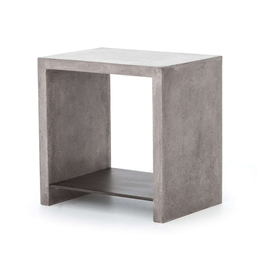 Hugo End Table - Dark Grey-Four Hands-FH-VEVR-003-Side Tables-1-France and Son