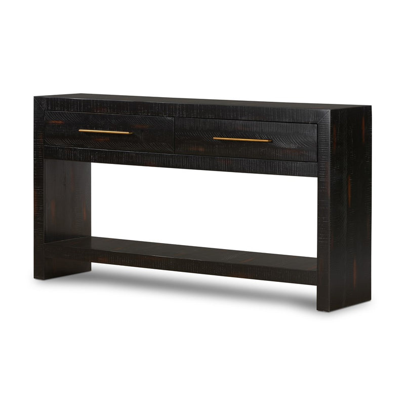 Suki Console Table - Burnished Black-Four Hands-FH-VHAD-F085-Console Tables-7-France and Son