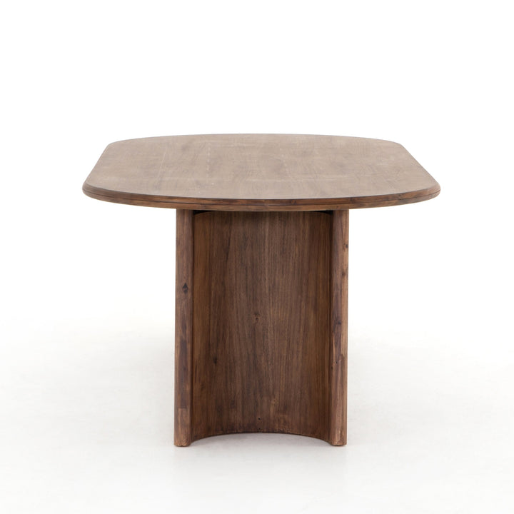 Paden Dining Table-Four Hands-FH-VHDN-044-Dining TablesSeasoned Brown Acacia-4-France and Son