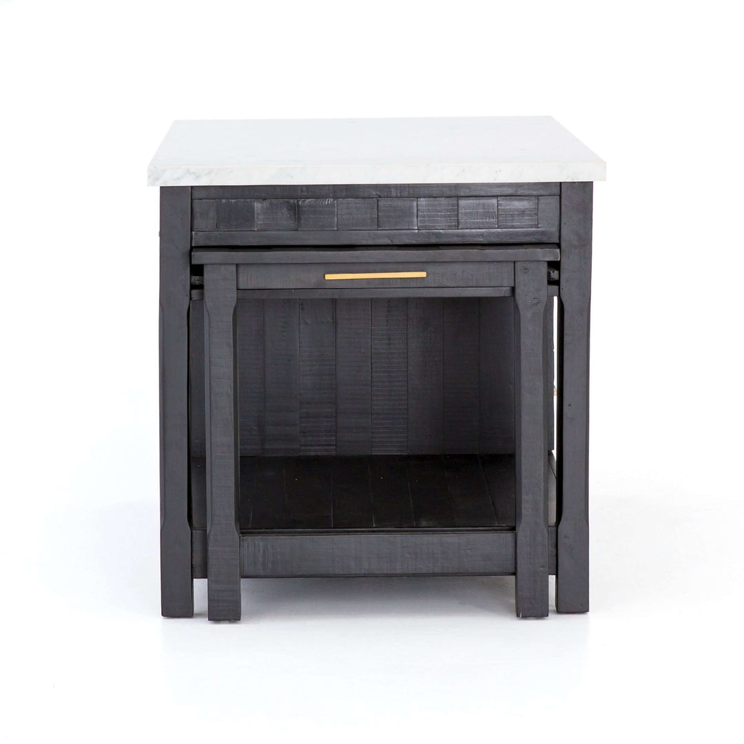 Ian Kitchen Island - Black Acacia-Four Hands-FH-VPTN-040C-Kitchen Island-5-France and Son