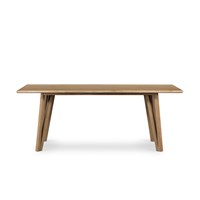 Leah Dining Table - Whitewash On Oak-Four Hands-FH-VPTN-131C-Dining Tables-2-France and Son