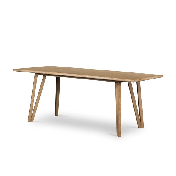 Leah Dining Table - Whitewash On Oak-Four Hands-FH-VPTN-131C-Dining Tables-1-France and Son