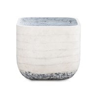 Ingall Square Planter-Grey Ombre-Four Hands-FH-VTHY-044A-Planters-3-France and Son