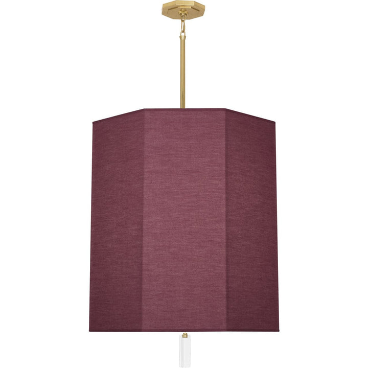 Kate Pendant-Robert Abbey Fine Lighting-ABBEY-VW202-PendantsModern Brass / Vintage Wine-7-France and Son