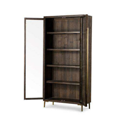 Wyeth Cabinet - Dark Carbon-Four Hands-FH-108388-005-Bookcases & Cabinets-2-France and Son