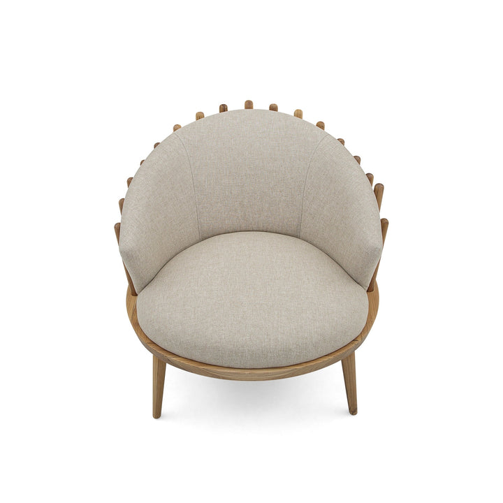 Fane Armchair-Uultis-STOCKR-UULTIS-50095600-Lounge ChairsTeak and Oatmeal fabric-6-France and Son