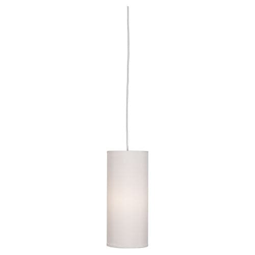 Elena Small Pendant-Robert Abbey Fine Lighting-ABBEY-W167-PendantsPainted White Pearl Dupioni Fabric Shade-4-France and Son