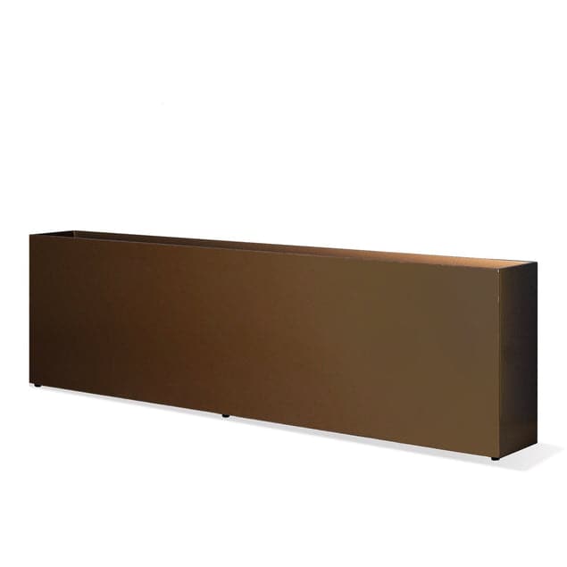 Rectangle 72"L Planter-Gold Leaf Design Group-GOLDL-WD8301-72-PlantersBronze Black-72”L x 9"W x 18”H-2-France and Son