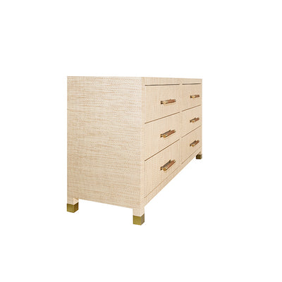 Winchester Six Drawer Chest-Worlds Away-WORLD-WINCHESTER NAT-DressersNatural-3-France and Son
